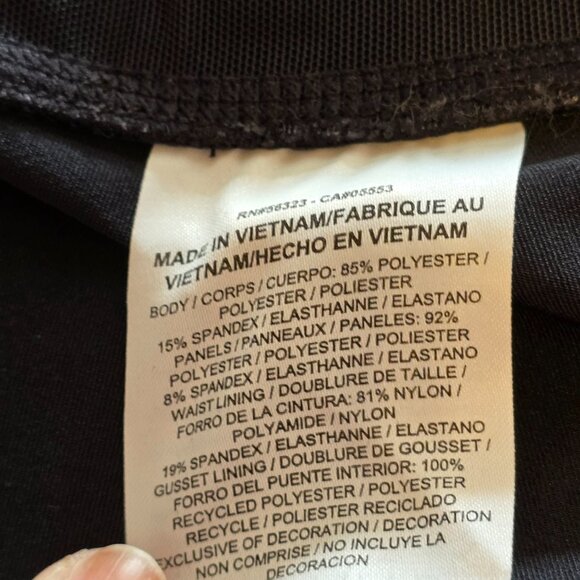 Nike Dri-Fit Black Capri Cropped Athletic Workout Pants XL - Picture 5 of 7